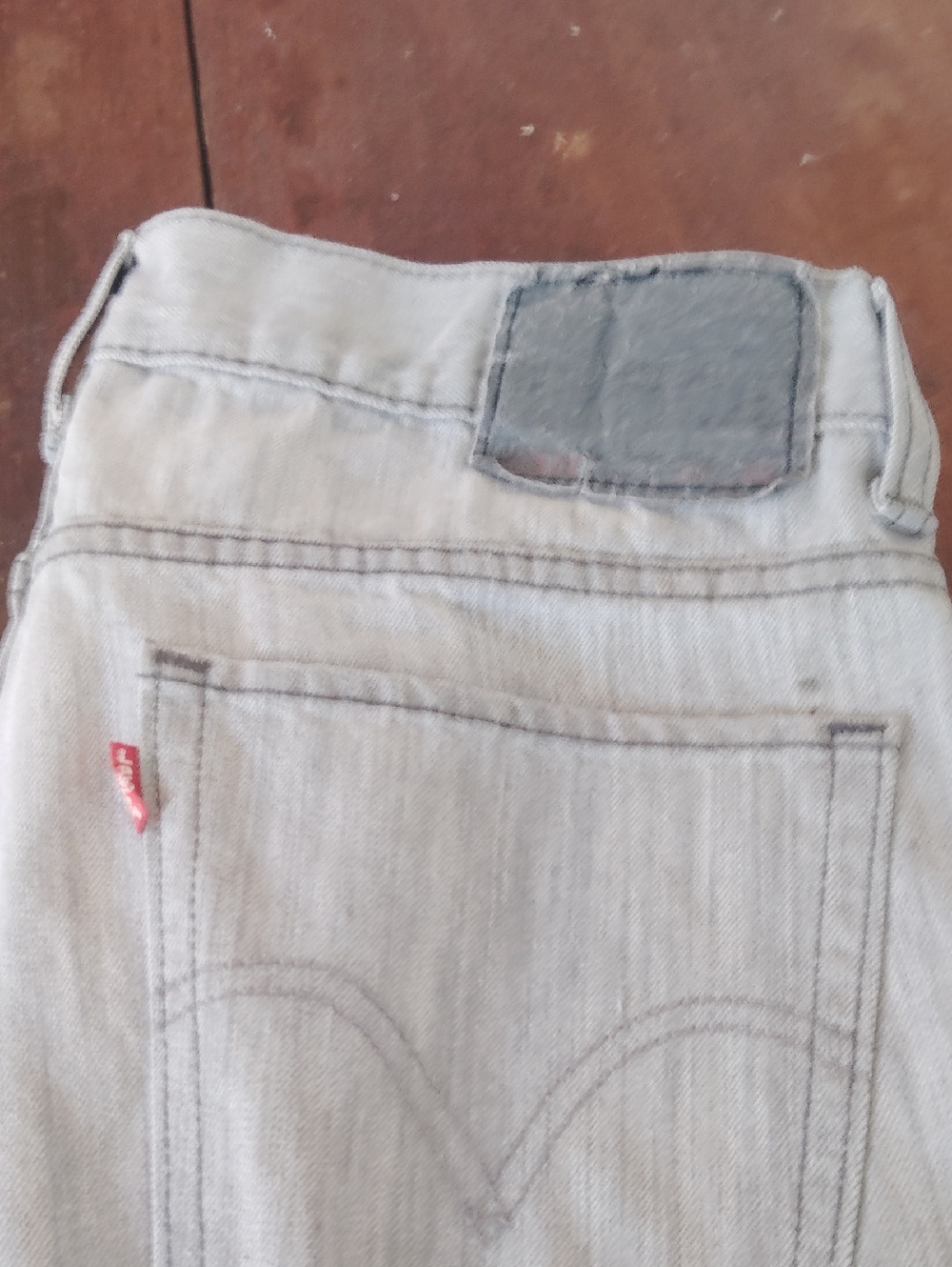 Levi's Light Gray Slim Straight Men's Jeans